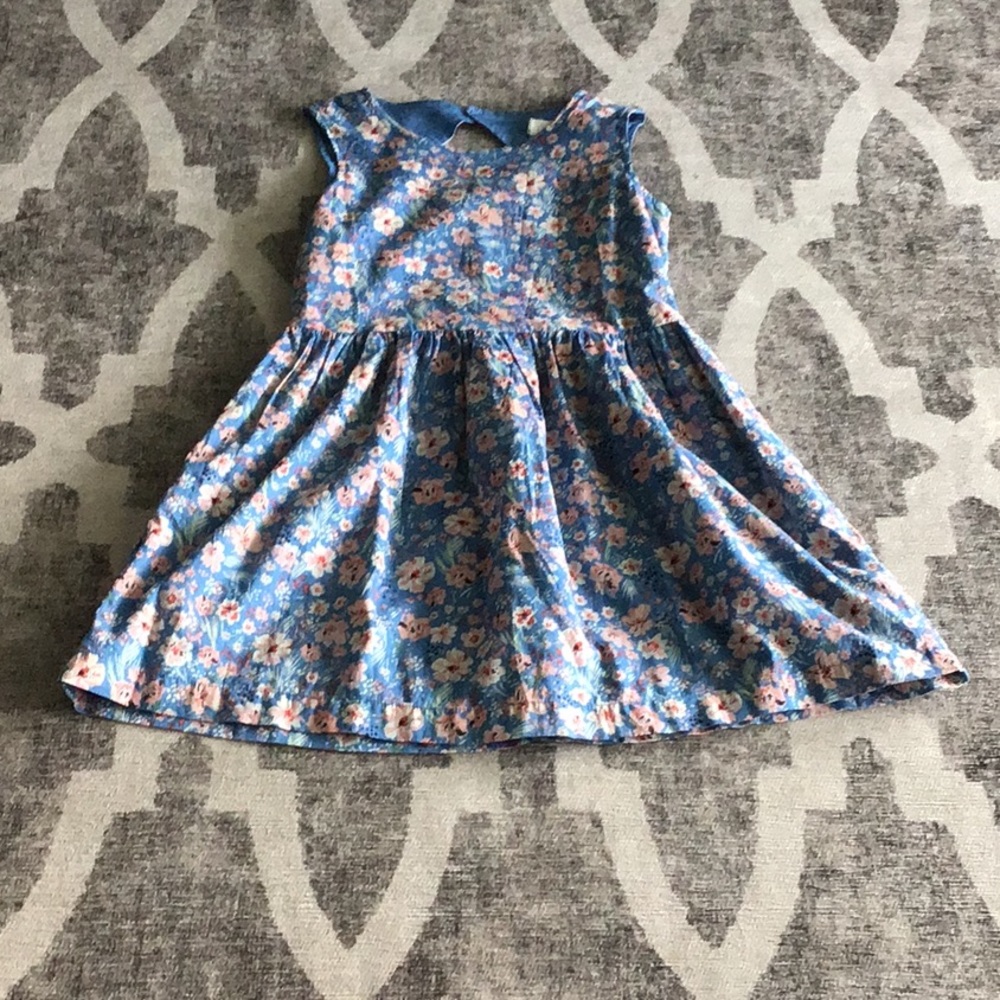 GAP Blue flower dress